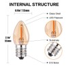 Tsunetani-C7 Edison 0.5W Equivalent to 5 Watt Incandescent LED Filament