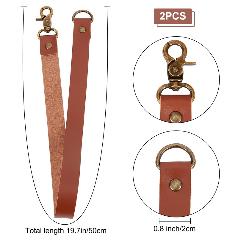 GORGECRAFT 2 Pack Leather Curtain Tiebacks European Style Custom Made