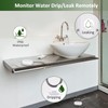 Water Leak Detector Sensor Alarm: Home Water Flooding Monitor Smart
