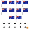AZ FLAG - Pack of 10 Australia Table Flags 21