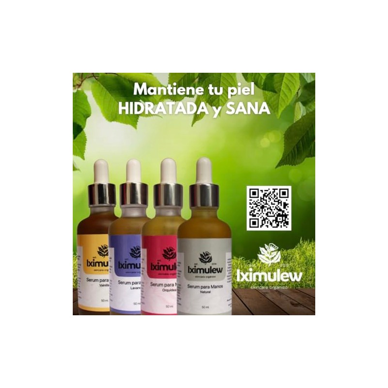 Serum para Manos Iximulew para Prevenir el Envejecimiento y Aumentar