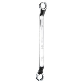 HARFINGTON 45 Degree Offset Box End Wrench 12mm x 14mm Metric 12 Point Mirror Chrome Plated CR-V Steel Double Box Wrenches Long Industrial Grade Torx Box Wrench Repair Tool