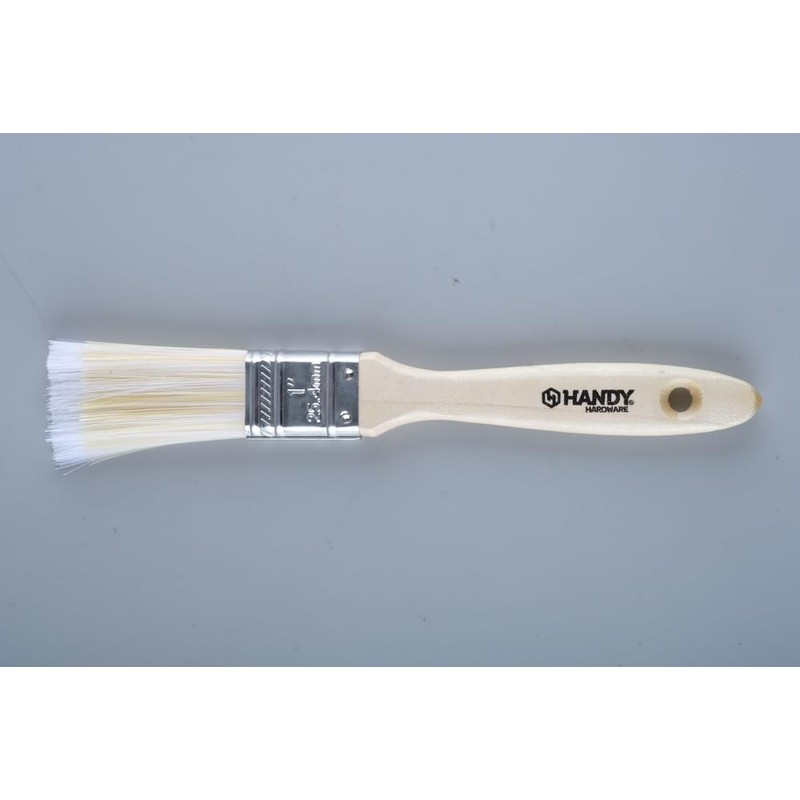 Handy Hardware Wooden Handle Paint Brush, 25 mm Size (Pack