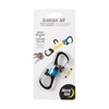 Nighteyes MSBL-03-R7 360° Magnetic Slide Lock Carabiner, Blue