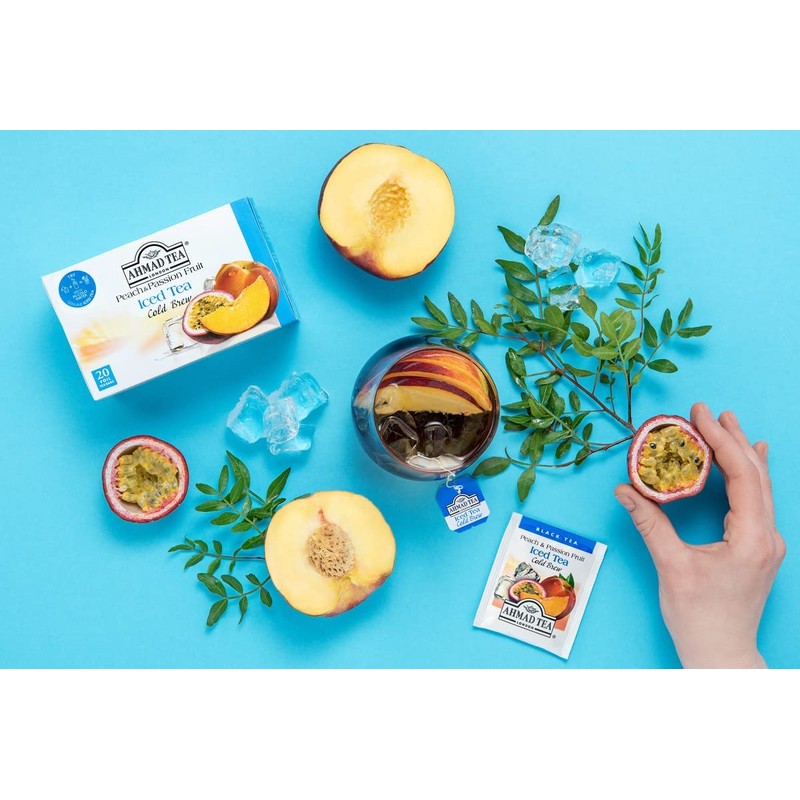 Ahmad Tea Peach & Passion Fruit Cold Brew | Black