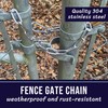 PNKPET 304 Stainless Steel Gate Chain 550lbs Capacity - 32"