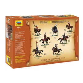 Zvezda – z8054 – Modellbau – Kavallerie Türkische 16/17. S – Maßstab 1: 72