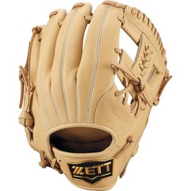 ZETT BJGB74530 Boys Baseball Glove Soft Steer All-round Left Throw Pastel Brown (3200) Size: M