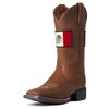ARIAT BMVY9 Womens Round Up Orgullo Mexicano Western Boot Distressed