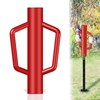 FOREHOGAR Fence Post Driver with Handle,12LB Hand Post Pounder,2.7 inches