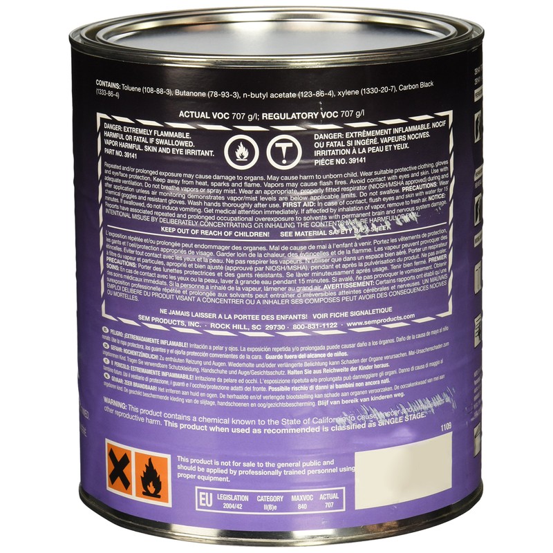 SEM 39141 Trim Black - 1 Gallon