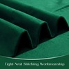 Likiyol Green Velvet Valances for Windows Ruffle Valance Curtains Christmas