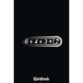 6 4 3 2 Math Double Play Softball Game Notebook: Graph Paper Notebook, Grid Paper for Math and Science Students, Quad Ruled 4x4 110 Pages, 6x100