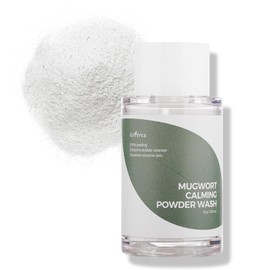 ISNTREE Limpiador Facial en Polvo Spot Saver Mugwort Powder Wash - Coreano con Artemisa Mugwort, Exfoliación Suave y Poros, 15 g                      