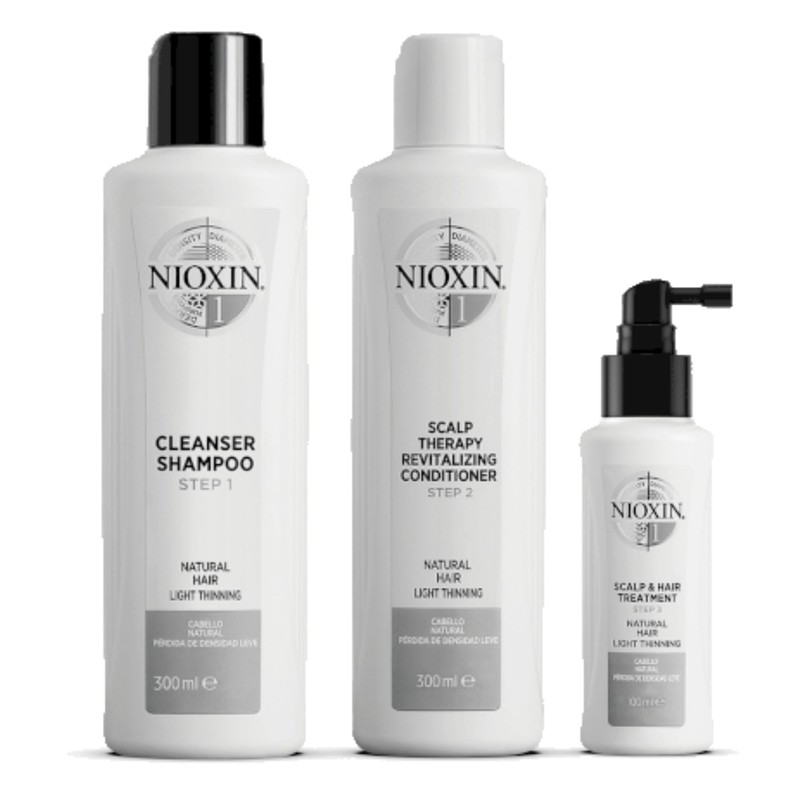 Nioxin Kit #1 de Crecimiento de Cabello, para Cabello Natural