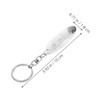 ULTECHNOVO 2pcs Static Discharge Keychain for Car Body Static Remover