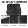 XATVXUTV TPE Bed Mat Liner for Honda Pioneer 700-4 2014-2025,