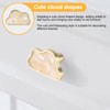 COZHYESS 6 Pcs White Clouds Shell Cup Pull Handles, Kitchen