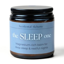 Accidental Alchemy The Sleep One – Natural Magnesium Balm for Deep Sleep & Relaxation, with Lavender, Juniper, Clary Sage, Sweet Orange – 100g