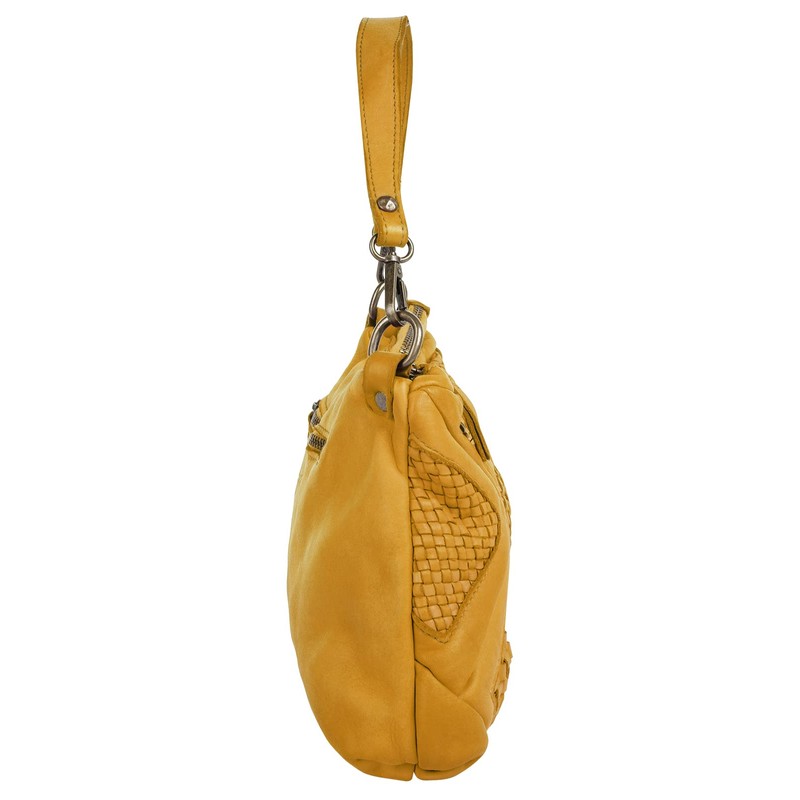 Samantha Look Women's Real Leather Shoulder Bag, Made in Italy,