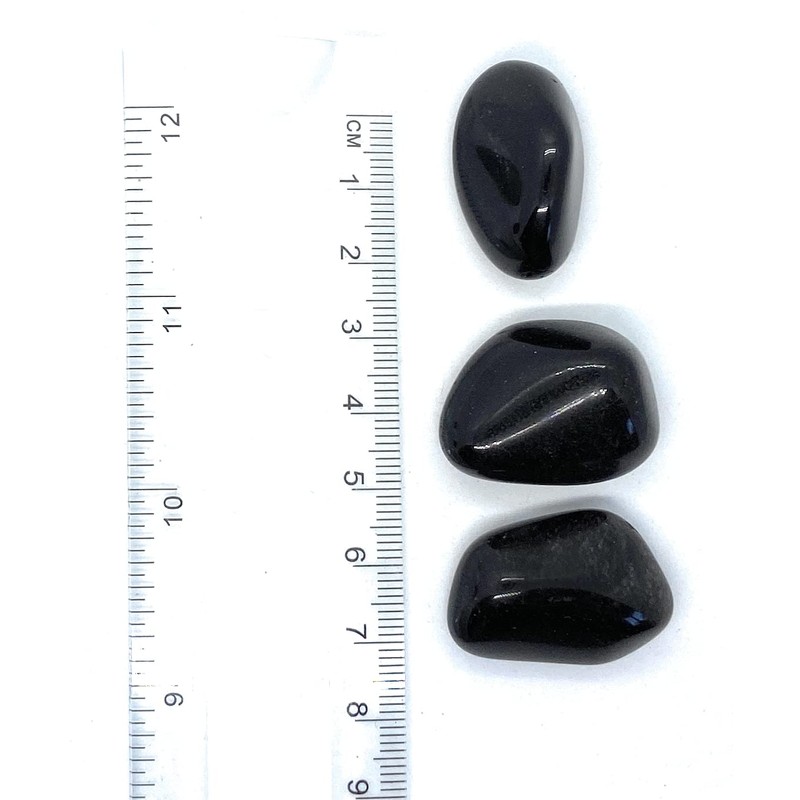 Black Obsidian Medium Crystal Tumbled Stone - 1 Pc