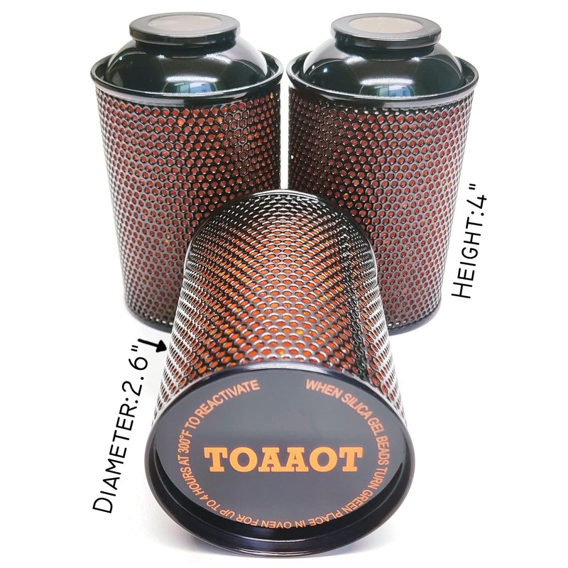 Gun Safe Dehumidifier, Moisture Absorbers, TOAAOT 200g Silica Gel Canister