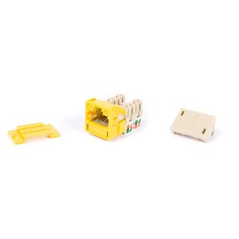 Commscope/Uniprise Cat6 Modular Jack, Yellow UNJ600-YL