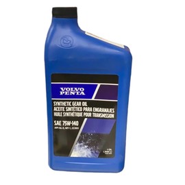 Volvo Penta OEM Synthetic Gear Oil SAE 75W-140 1 Qt., 22971553