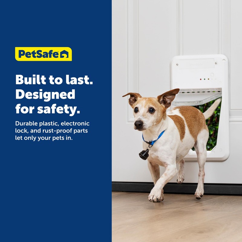 PetSafe Electronic Pet Door - Rust-Proof Programmable Smart Collar-Activated Dog