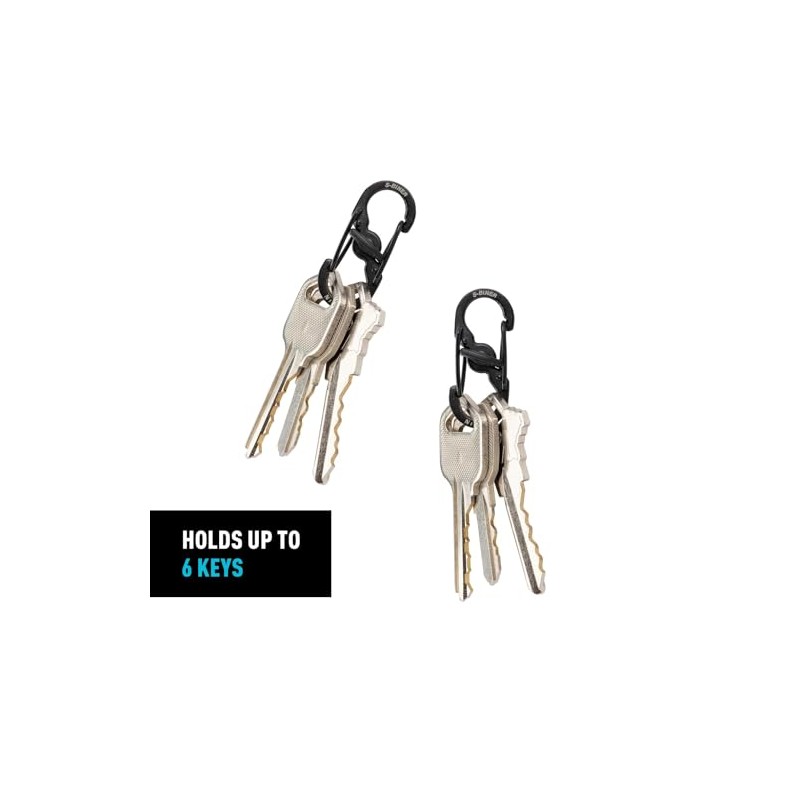 Nite Ize S-Biner Microlock mosquetón en forma de S de