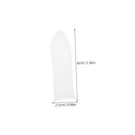 Mikinona 30pcs Heat Resistant Cloth Finger Tip Protectors for DIY Crafting Jewelry Making Hot Glue Use Reusable Finger Covers with Snug Ergonomic Fit for Burn Protection and Precise Work