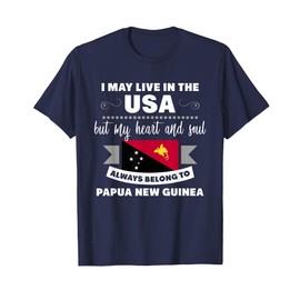 Guinean American Quotes Shirt Papua New Guinea Flag Gifts T-Shirt