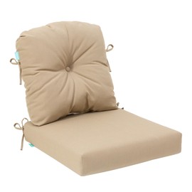 QILLOWAY Outdoor Chair Cushion Set with Strings,Replacement Outdoor Cushions for Patio Furniture.(Peacock Blue)