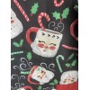 Sleigh Bell Bistro Santa Expression Mug Print Cotton Apron 26”x33”