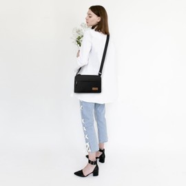 Kememo Crossbody Bags for Women Multi-Pocket Shoulder Bag Nylon Messenger Bag with Adjustable Strap for Travel Shopping