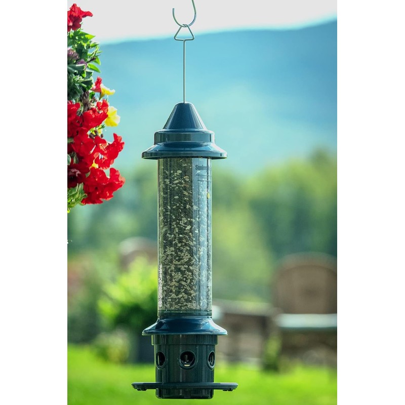 Squirrel Buster Plus Squirrel-proof Bird Feeder w/Cardinal Ring and 6
