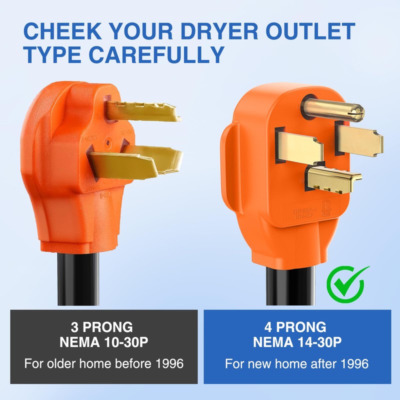 Nilight EV Adapter Cord 30 Amp to 50 Amp 4