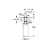 GROHE 40553DC0 Ladylux Soap/Lotion Dispenser