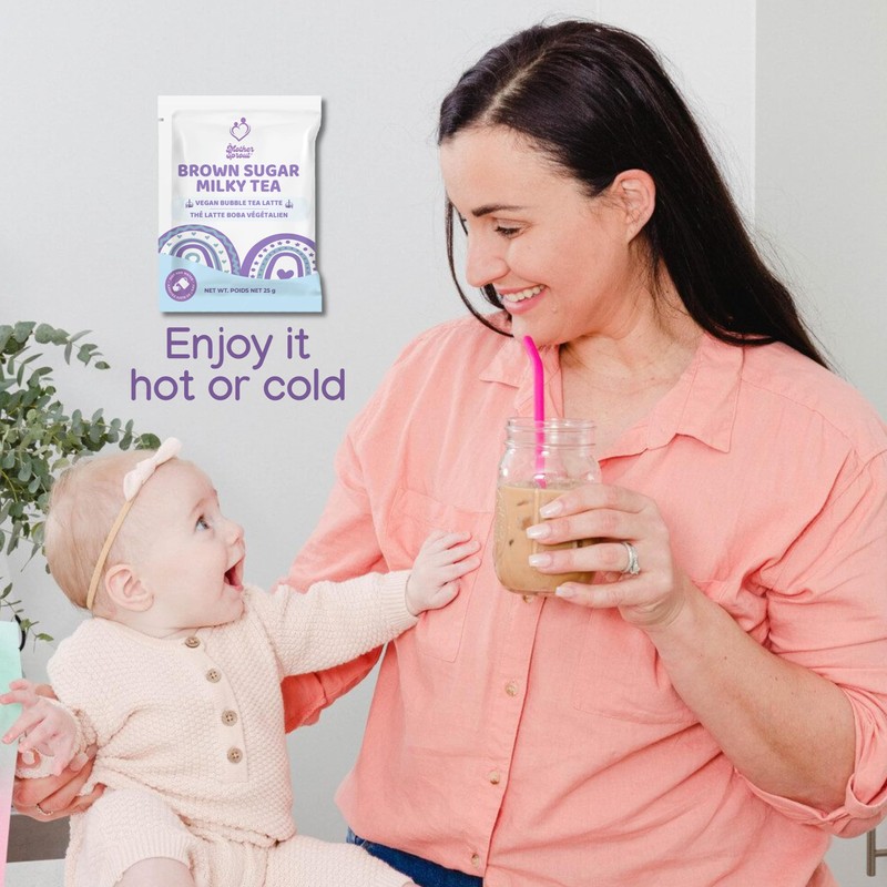 Mother Sprout Brown Sugar Milky Tea – Vegan Lactation Drink