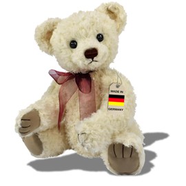 Clemens Soft Plush Teddy Gerald Bear 30 cm | Soft & Cuddly | Made in Germany | 5 Sections | Washable & Easy Care