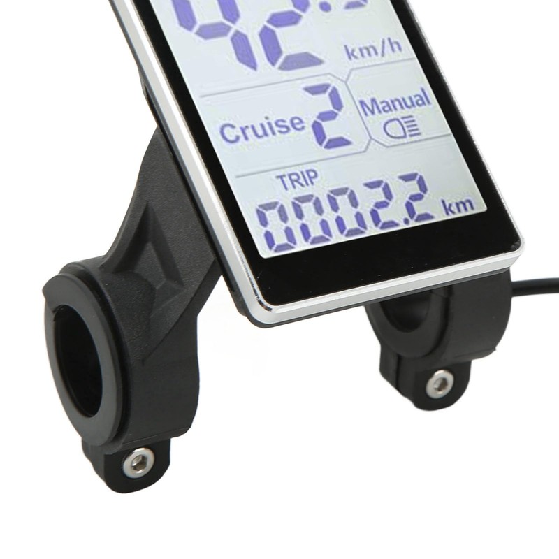 Electric Bike LCD Meter Panel, 5 Pin 24V 36V 48V