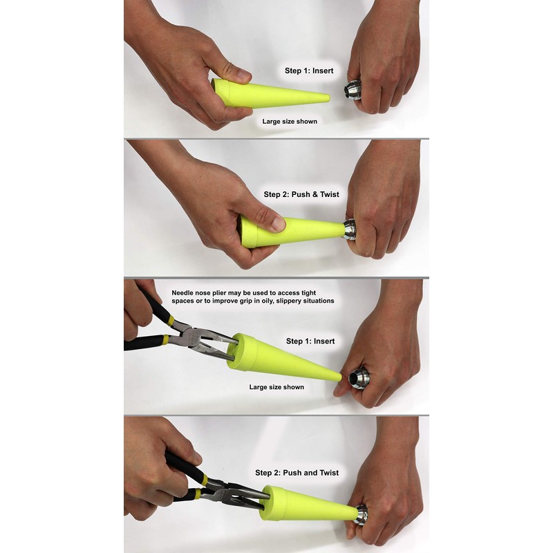 Mess Stopper™ Universal Hydraulic Oil Line Service Rubber Plugs and