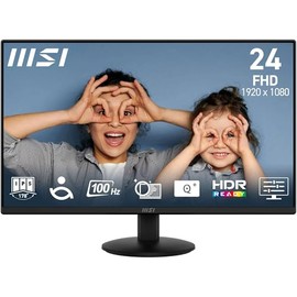 MSI Monitor Pro MP242L 24 IPS 1920 x 1080 (FHD) Adaptive-SyncHDR Ready 100HZ 1ms (MPRT)  4ms (GTG) NO VESA                                            