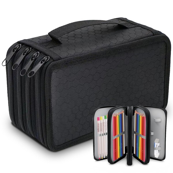 Mitening Pencil Case Pencil Case 72 Slots Portable Pencil Case