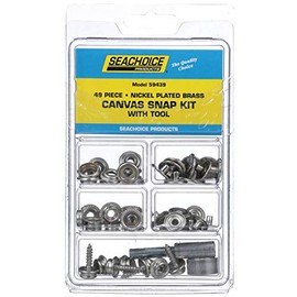 Seachoice 49-Piece Canvas Snap Kit with Tool, for Boat Covers and Canvas Covers