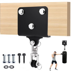 Boxsack Halterung, 360° Drehen Boxsack Aufhängung mit 454KG Kapazität, Schwerlast Edelstahl Boxsackhalterung für Boxsäcke, Schaukeln, Hängesessel, Einfache Installation