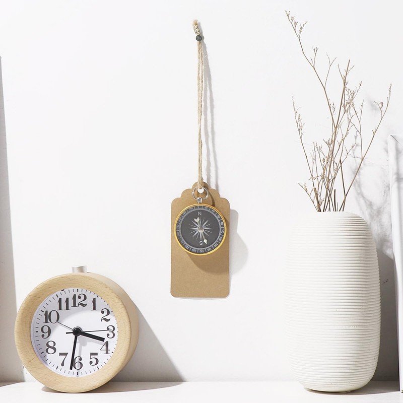 Toyvian 10 x Compass Pendants for Birthday Wedding Party