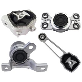 GolAscen 4Pcs Engine Motor Mount & Transmission Mount Kit for Land Rover LR2 3.2L 2008-2012, for Volvo S80 S60 V70 XC70 V60 XC60 2009-2013 2014 2015 2016, Replaces LR021634 LR000597 LR039527 LR024738