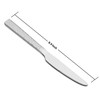 E-far Hammered Dinner Knives Set of 12, 8.9 Inch Stainless