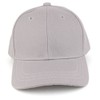 Plain Infants Tamaño Structured gorra de béisbol ajustable, gris